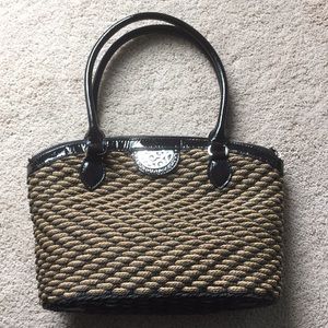 Black and brown Brighton bag